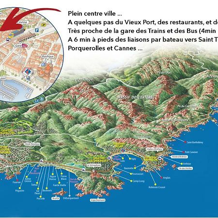 Studio Liberte Plein Centre Saint-Raphaël Kültér fotó